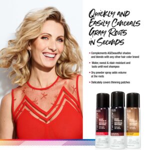 AGEbeautiful® Temporary Root Touch-Up – Dark Red Brown